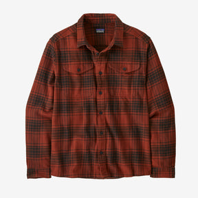 Patagonia Men's Fjord Flannel Shirt Cascade: Burnished Red / M Clothing