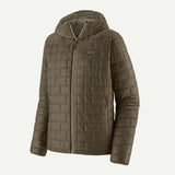 Patagonia Men's Nano Puff Fitz Roy Trout Hoody Basin Green / S Outerwear
