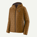 Patagonia Men's Nano Puff Fitz Roy Trout Hoody Wolf Brown / S Outerwear