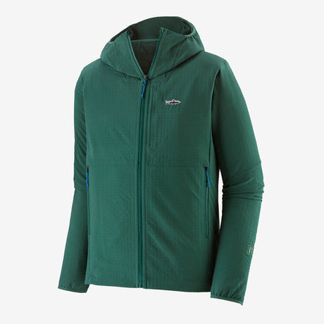 Patagonia Men's R1 TechFace Fitz Roy Trout Hoody Clothing