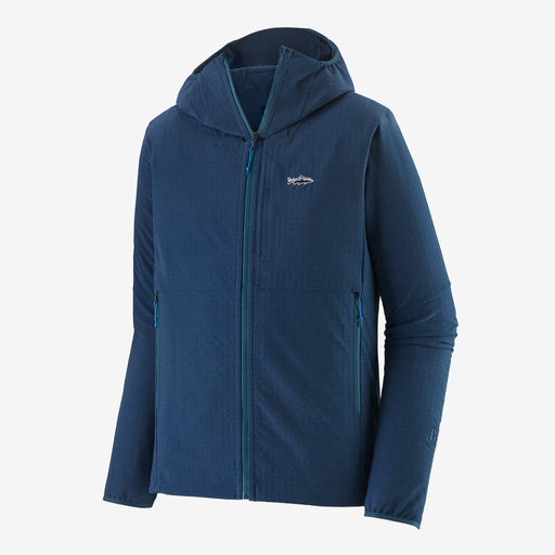 Patagonia Men's R1 TechFace Fitz Roy Trout Hoody Tidepool Blue / M Clothing