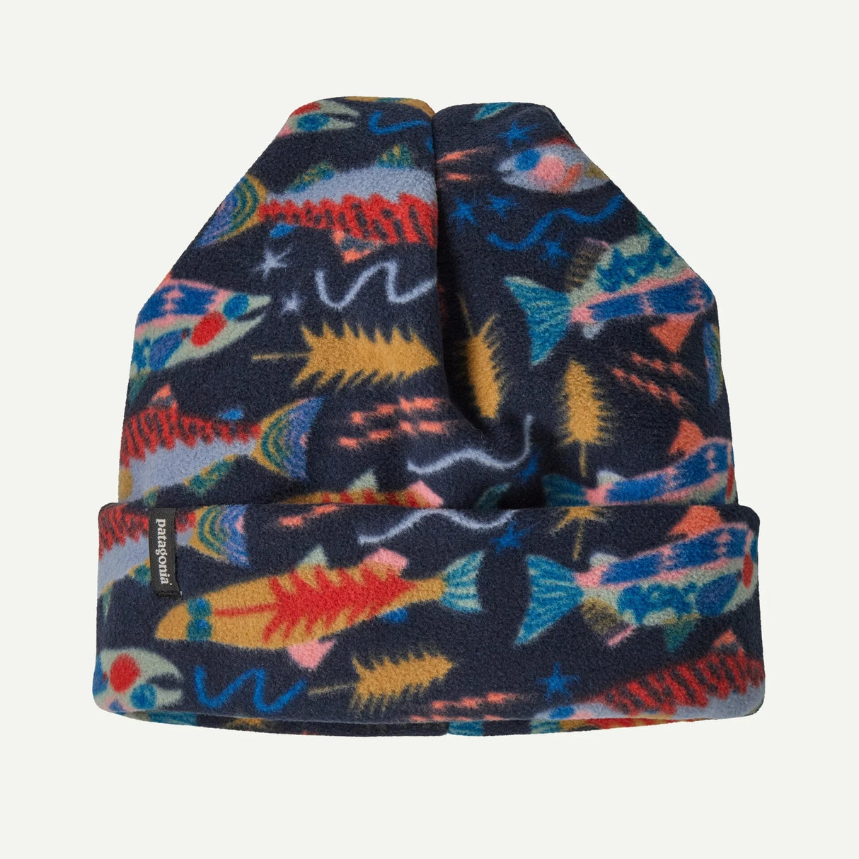 パタゴニア マイクロD ビーニー 【新品】SMサイズ Salmon Energy Patagonia Micro D Beanie – Dakota Angler & Outfitter