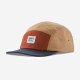 Patagonia P-6 Label Maclure Hat Shop Sticker: Grayling Brown Hats, Gloves, Socks, Belts