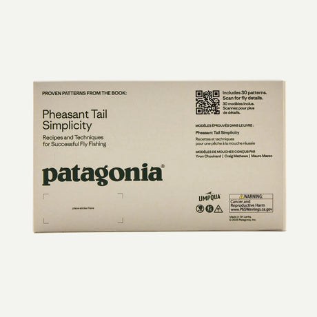 Patagonia Pheasant Tail Simplicity Fly Box Trout Flies