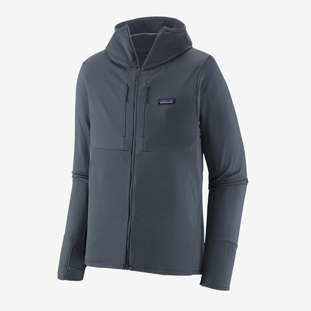 Patagonia R1 Thermal Full-Zip Hoody M / Smolder Blue Clothing