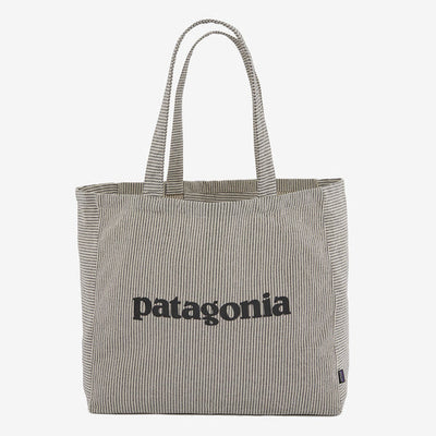 Patagonia Recycled Oversized Tote Farrier Stripe Forge Grey Luggage