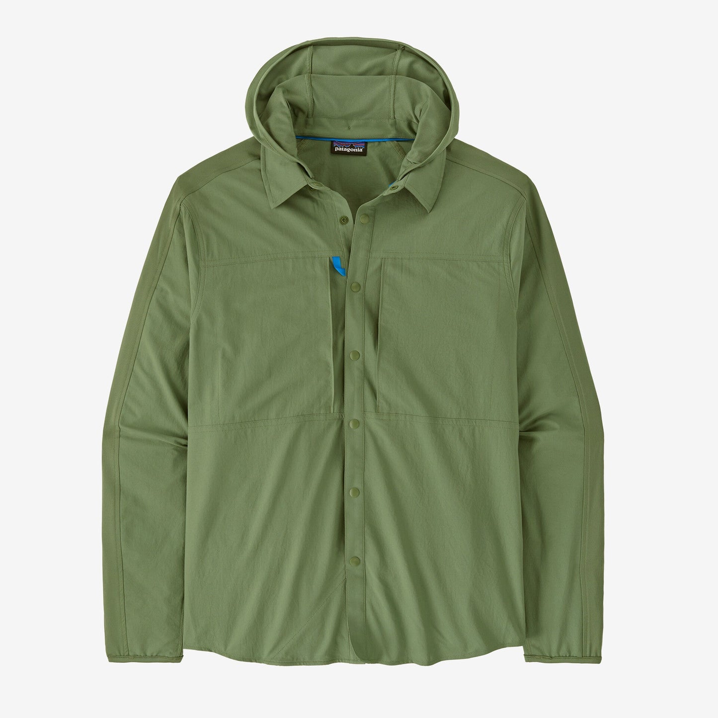 Patagonia River Rambler Hybrid Sun Hoody M / Terrain Green Clothing