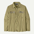 Patagonia Self Guided Sun Shirt-LS Gumtree Green / M Clothing