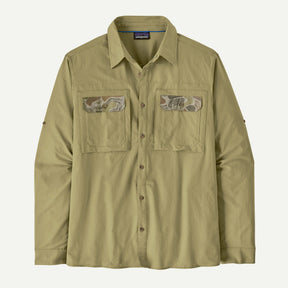 Patagonia Self Guided Sun Shirt-LS Gumtree Green / M Clothing