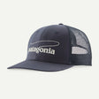 Patagonia Take a Stand Trucker Hat Casting Logo: Smolder Blue Hats, Gloves, Socks, Belts