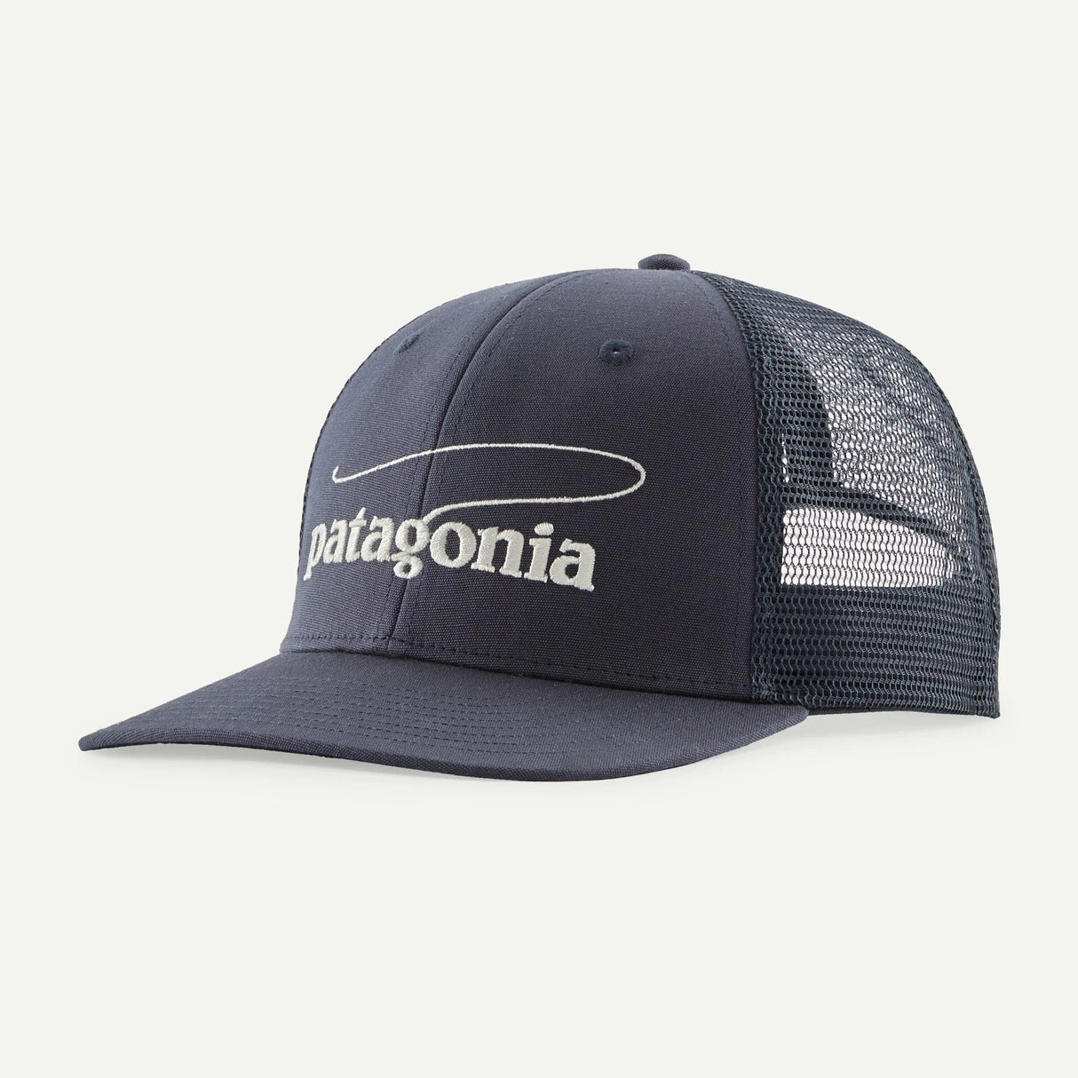 Patagonia Take a Stand Trucker Hat Casting Logo: Smolder Blue Hats, Gloves, Socks, Belts