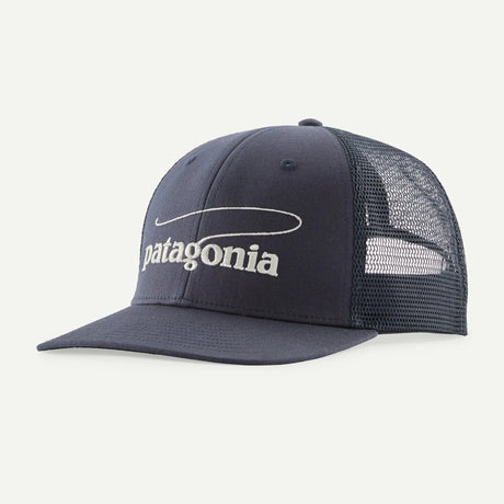 Patagonia Take a Stand Trucker Hat Casting Logo: Smolder Blue Hats, Gloves, Socks, Belts
