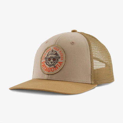 Patagonia Take a Stand Trucker Hat Wild Grizz: Oar Tan Hats, Gloves, Socks, Belts