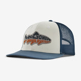 Patagonia Take a Stand Trucker Hat Wild Waterline: Utility Blue Hats, Gloves, Socks, Belts