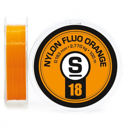 Pierre Sempe Nylon Leader Material Single Color Orange / .14 mm Leaders & Tippet