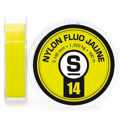 Pierre Sempe Nylon Leader Material Single Color Yellow / .14 mm Leaders & Tippet