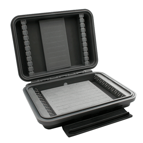 Plan D Pocket MAX Fly Box Steel Gray - 50/50 Fly Box