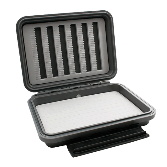 Plan D Pocket MAX Fly Box Steel Gray - Hopper/Dropper Fly Box