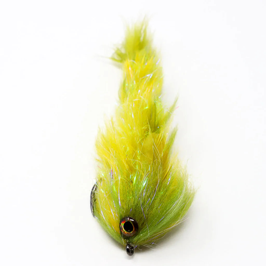 Polarlite Changer Double Hook Yellow/Olive Flies