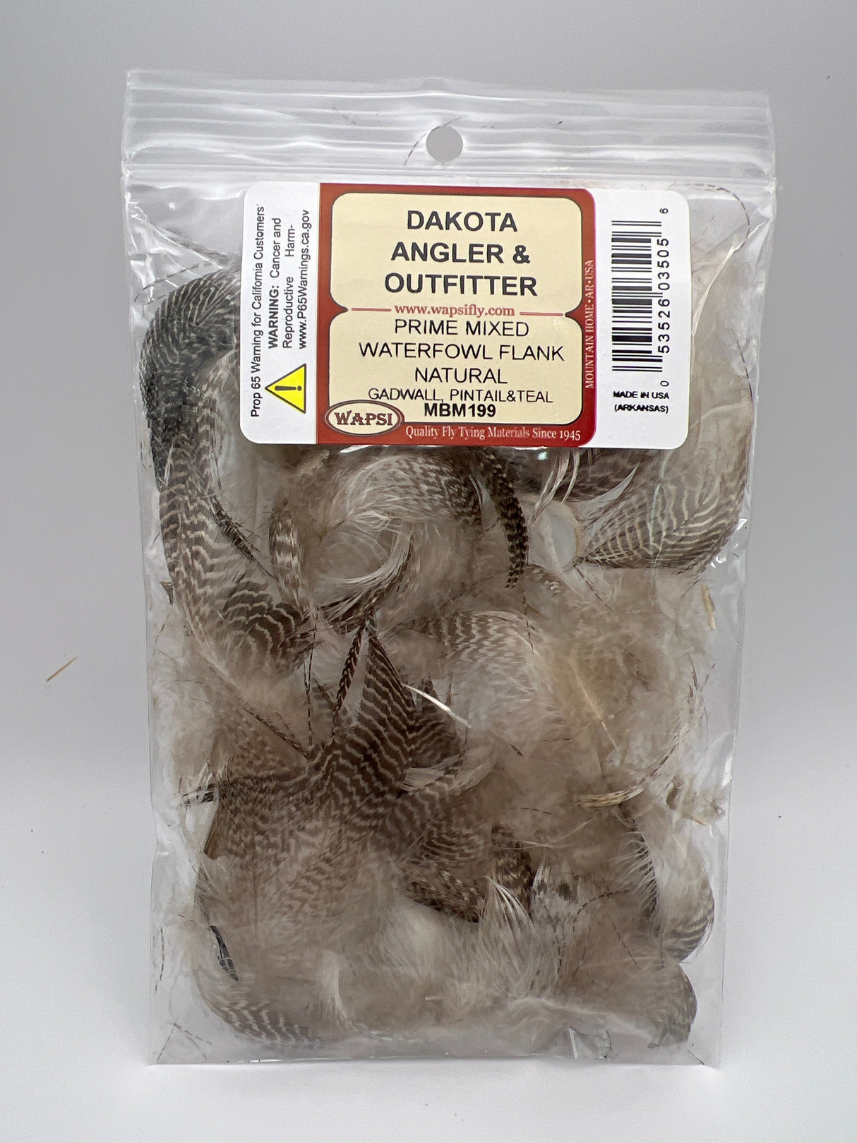 Prime Mixed Waterfowl Flank Natural Duck & Goose Feathers