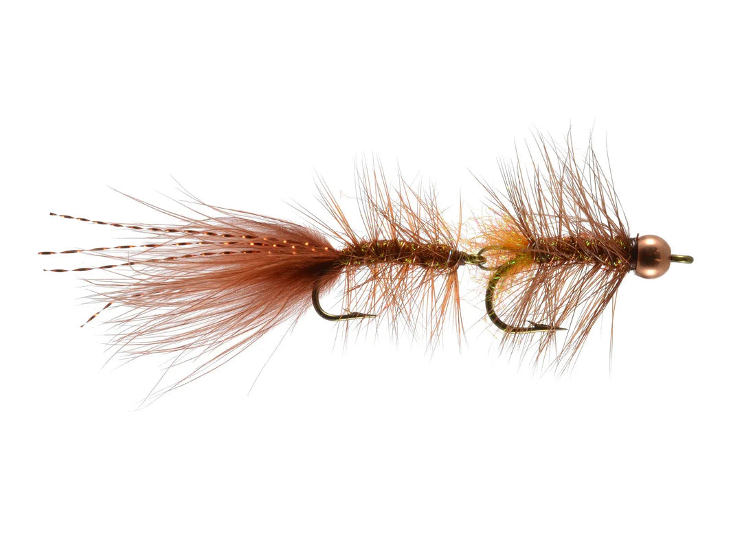 Rainy's Articulated Bugger Brown / 6 Flies