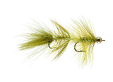 Rainy's Articulated Bugger Olive / 6 Flies