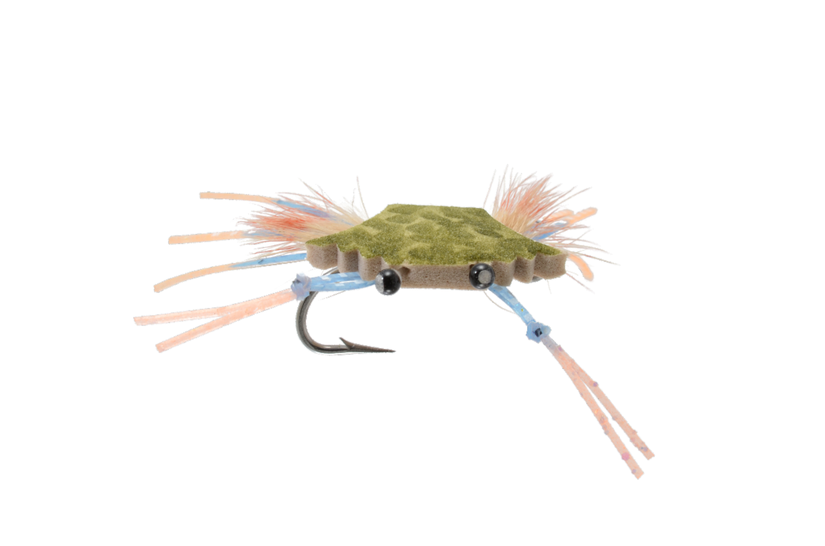Rainy's Floating Flotsam Crab Blue Crab / 4 Saltwater Flies