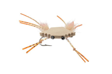 Rainy's Floating Flotsam Crab Tan / 4 Saltwater Flies