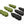 Rainy's Gorilla Cicada Bodies 3 Segment Foam Black / 6 Chenilles, Body Materials