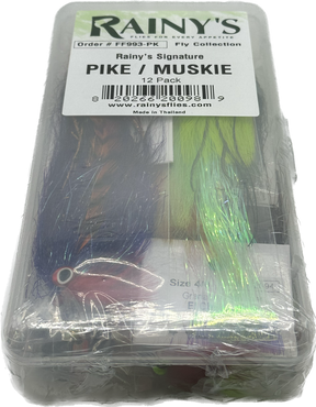 Rainy's Pike/Muskie Assortment (12 Pack) Flies