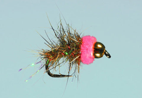 Rainy's Pink Squirrel Nymph 12 Flies