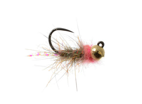Rainy's Pink Squirrel Tungsten Jig 12 Flies