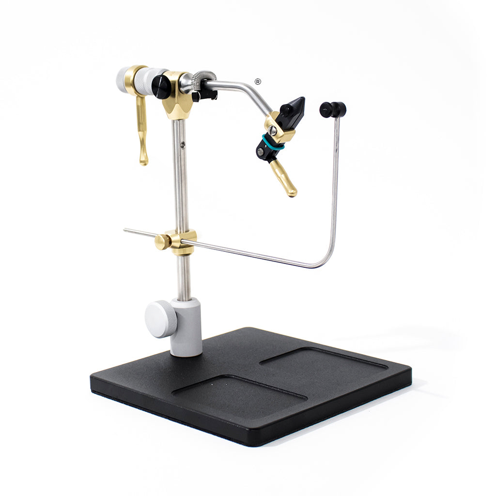 Renzetti Presentation 4000 Series Vise Left Hand - With Pedestal & Standard Stem Fly Tying Vises