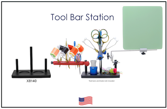 Renzetti Tool Bar Station 6x3 Base Fly Tying Vises