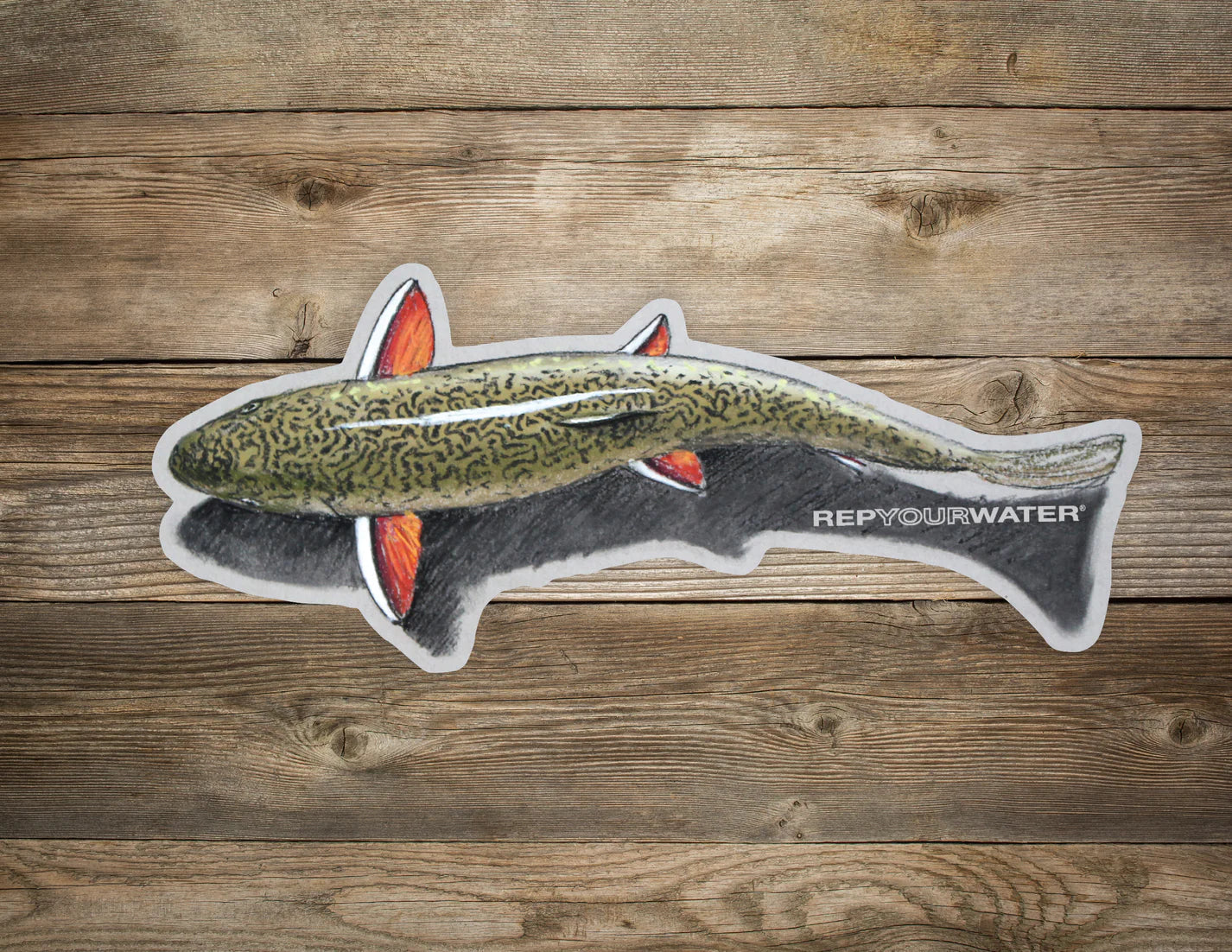 RepYourWater Stickers Artist Reserve Shallow Water Brookie M Stickers