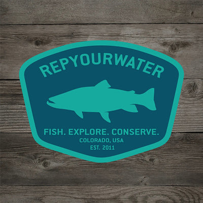 RepYourWater Stickers Rep Your Water Badge Stickers