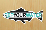 RepYourWater Stickers RepYourWater Logo Stickers