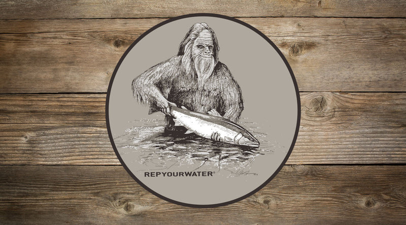 RepYourWater Stickers Squatch and Release Stickers