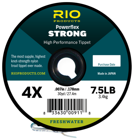 Rio Powerflex Strong Tippet 30yd Tippet