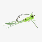 RIO's Foam Slice Frog Chartreuse / 2/0 Topwater