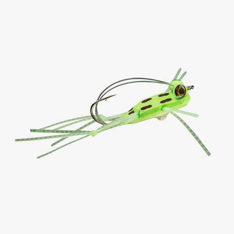 RIO's Foam Slice Frog Chartreuse / 2/0 Topwater