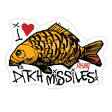 Rising Decals Ditch Missile Stickers