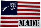 Rising Decals USA Flag Stickers