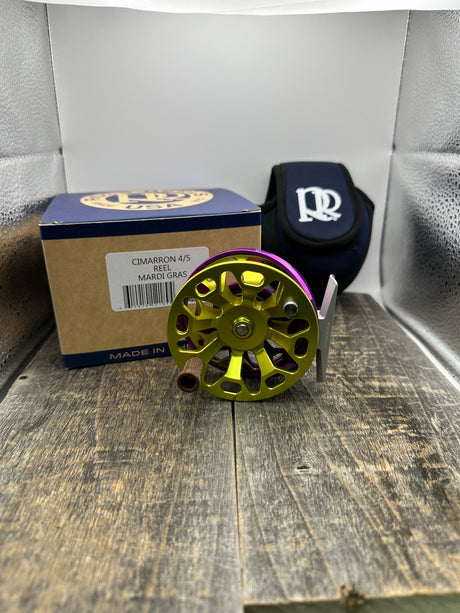 Ross Reels Cimarron Special Edition-Mardi Gras 4/5 Fly Reel