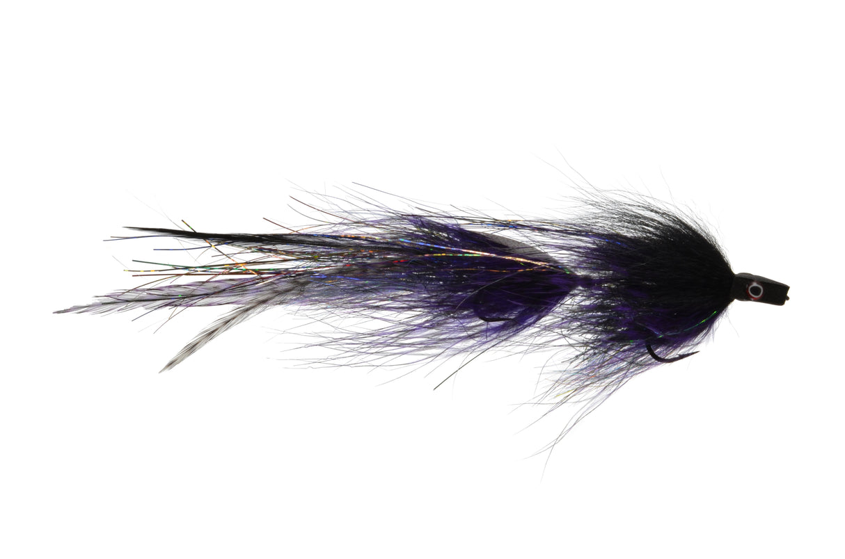 Satkowski's Trainwreck Streamer Black Flies