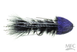 Schultzy's Mini OG Leggy Boi Size 4 Color / Black n Purps Warmwater Flies