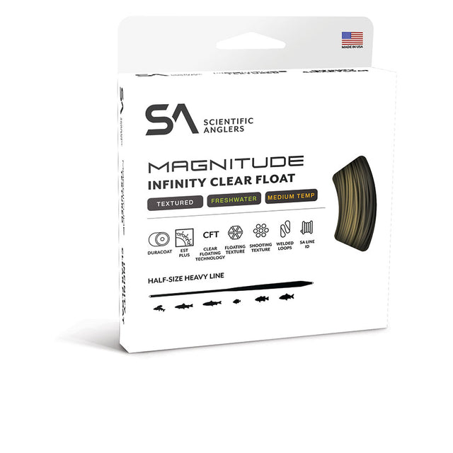 Scientific Anglers Magnitude Textured Infinity Clear Float Head Fly Line Fly Line