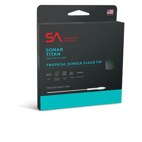Scientific Anglers Sonar Titan Tropical/Jungle Clear Tip Fly Line WF-8-F/I Fly Line