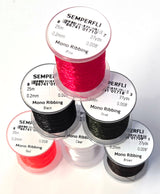Semerfli Mono Ribbing Thread Large 0.2mm / Black Threads