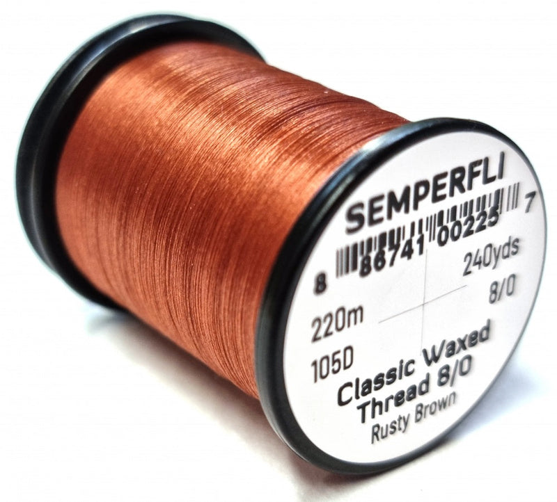 Semperfli Classic Waxed Thread 8/0 Threads